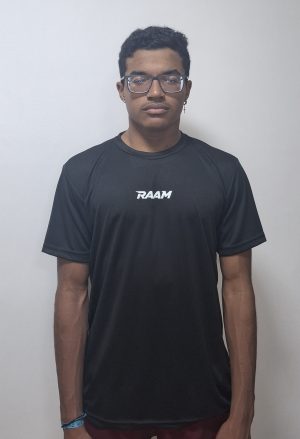 Camiseta Manga Curta Dry Fit Proteção UV Preta